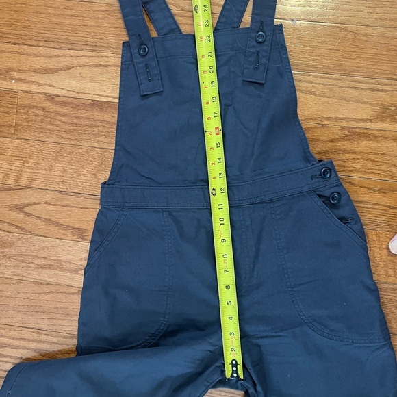 Women's Stand Up® Cropped Overalls Slate Patagonia Organic Cotton Workwear sz6 - Picture 4 of 12